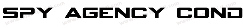 Spy Agency Condensed字体转换